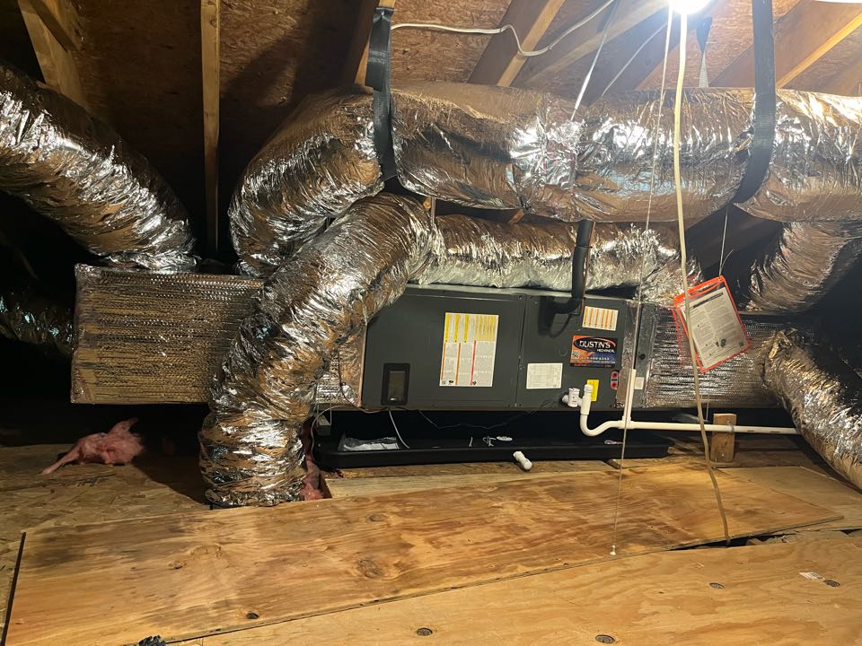 Working for a new customer in Plumsted, NJ. I completed the installation of an air handler add-on to improve system performance. Mounted the air handler and connected it to the existing ductwork. Verified proper airflow and checked the blower motor for smooth operation. Calibrated the thermostat and tested the system for consistent air distribution. The system is now optimized for comfort.