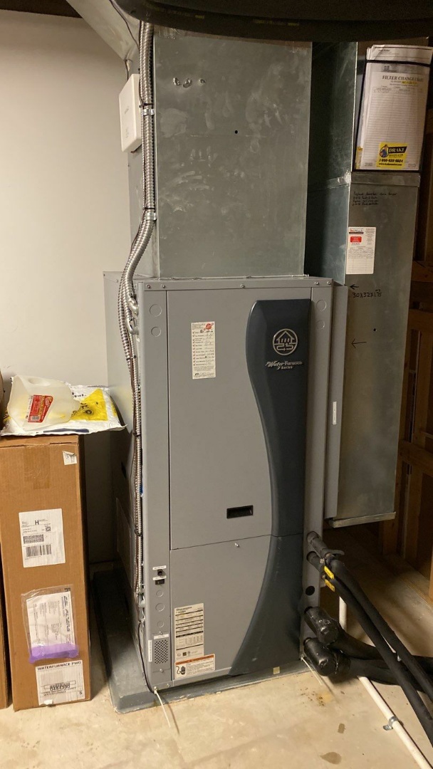 Service call on Water Furnace geothermal system 