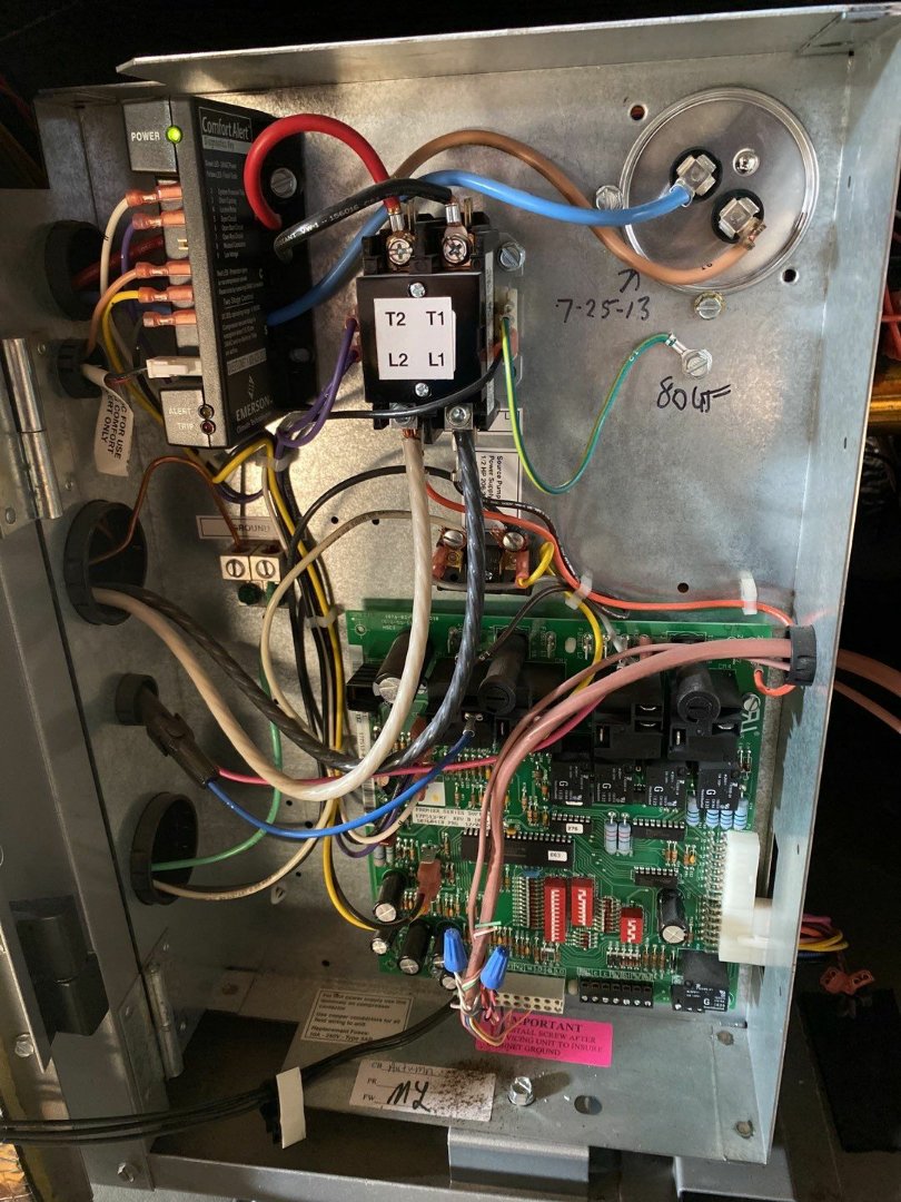 Maintenance on Water Furnace geothermal system 