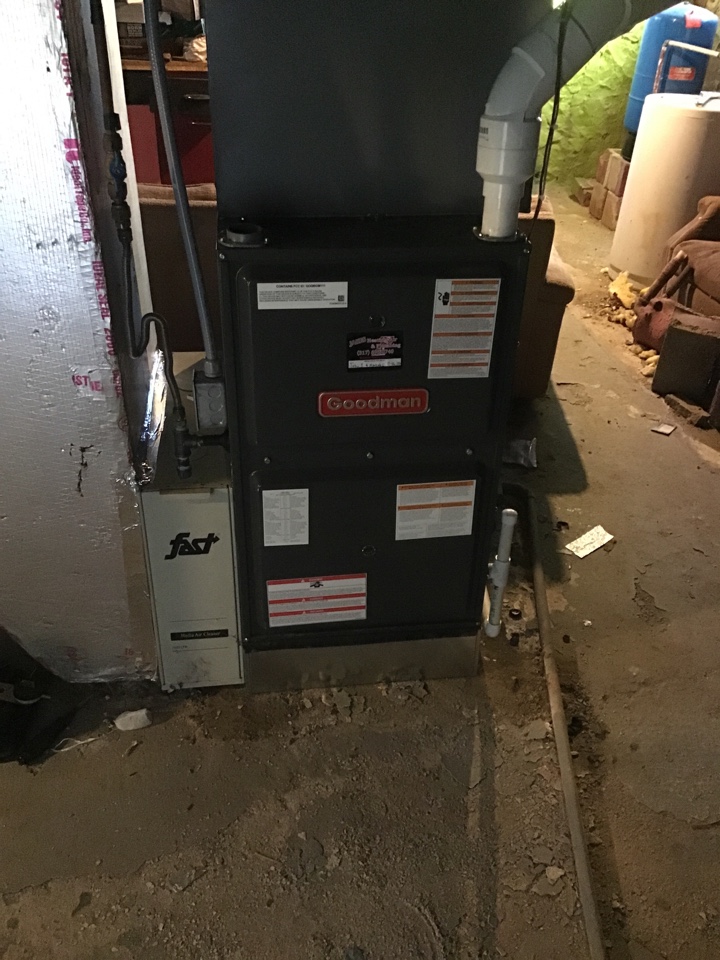 Installed new furnace 