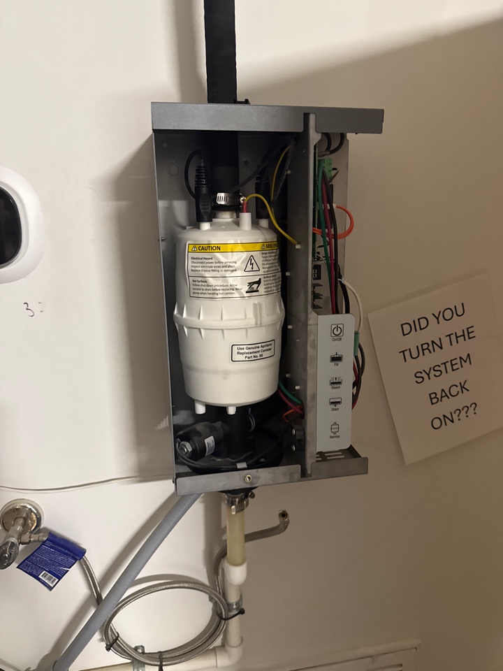 April are steam humidifier not working