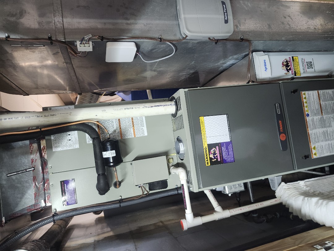 Furnace went out replaced with trane furnace