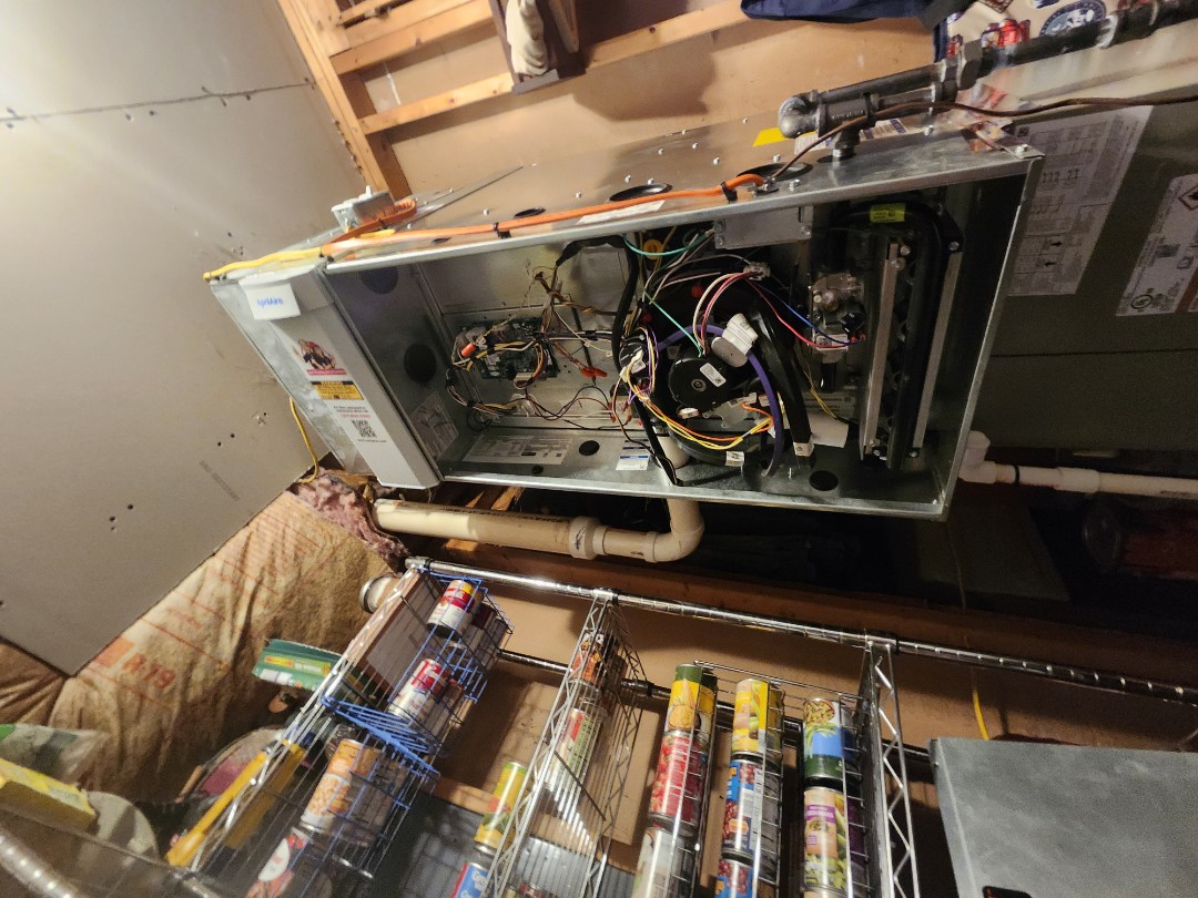 furnace cleaning on a trane furnace