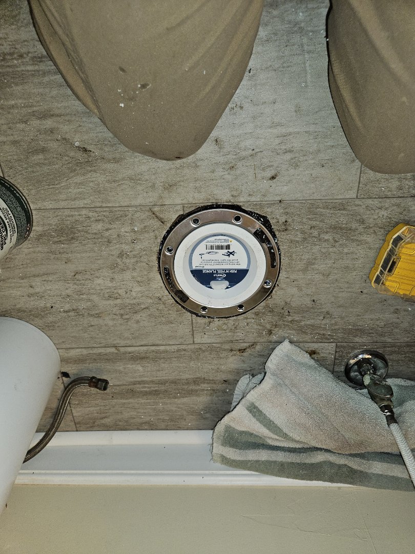 Toilet flange repair