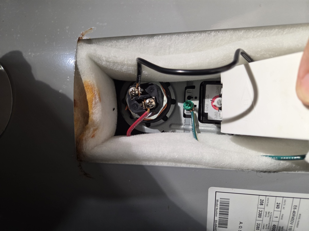 No hot water