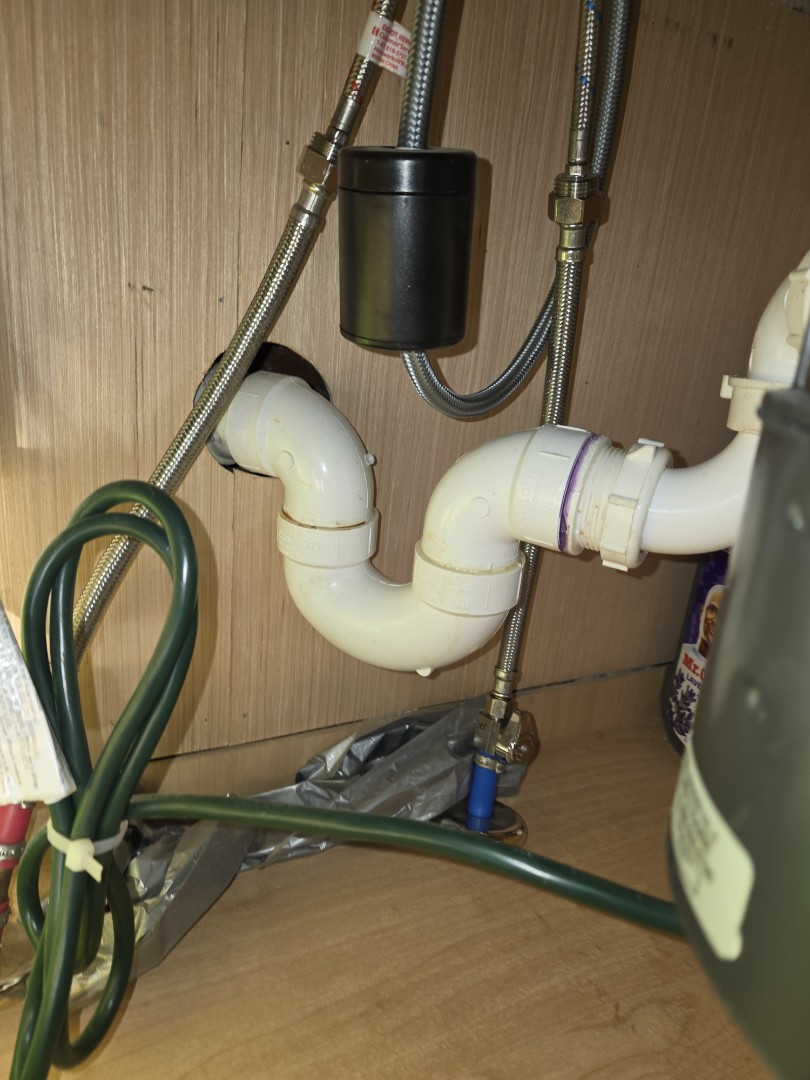 Kitchen drain leak