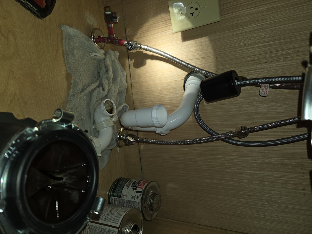 Kitchen drain leak