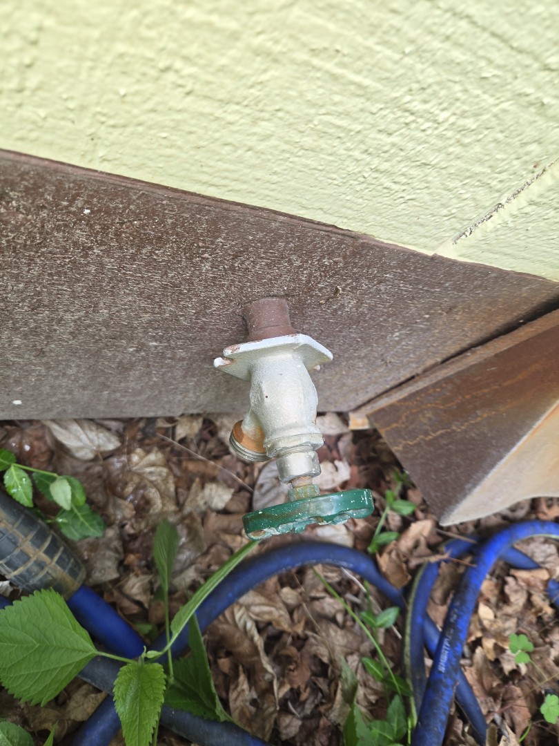 Leaking hose spigot