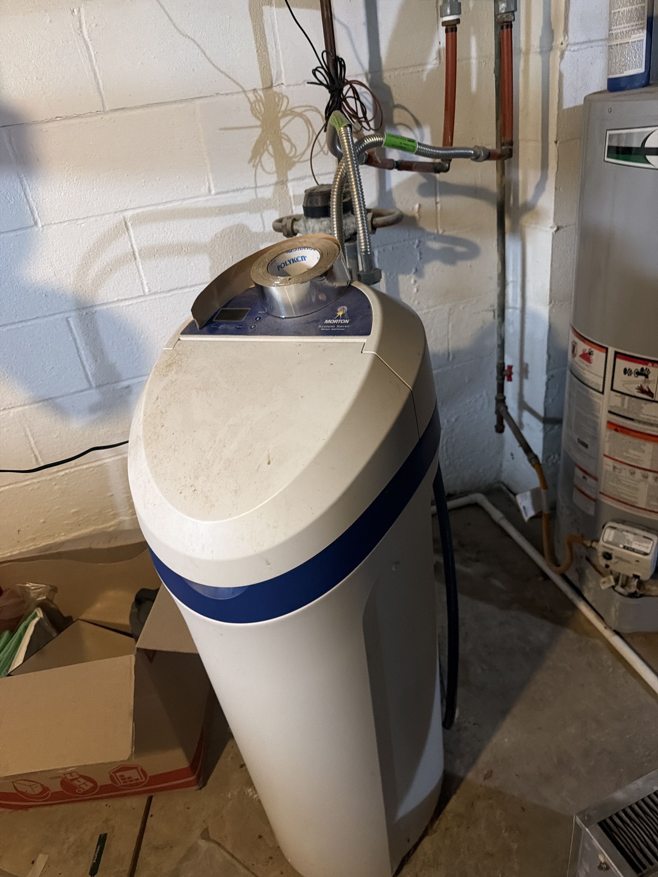 plumber needed water heater, water softener, drain and water line repipe quote