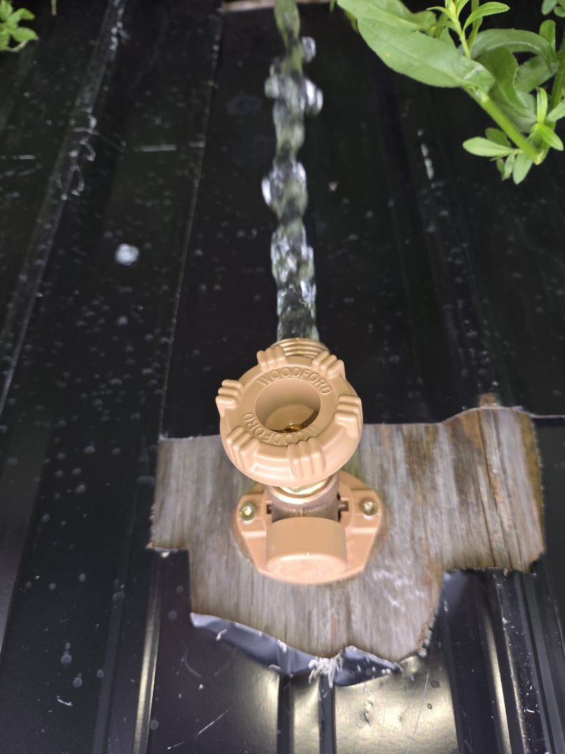 Hose spigot replacement 