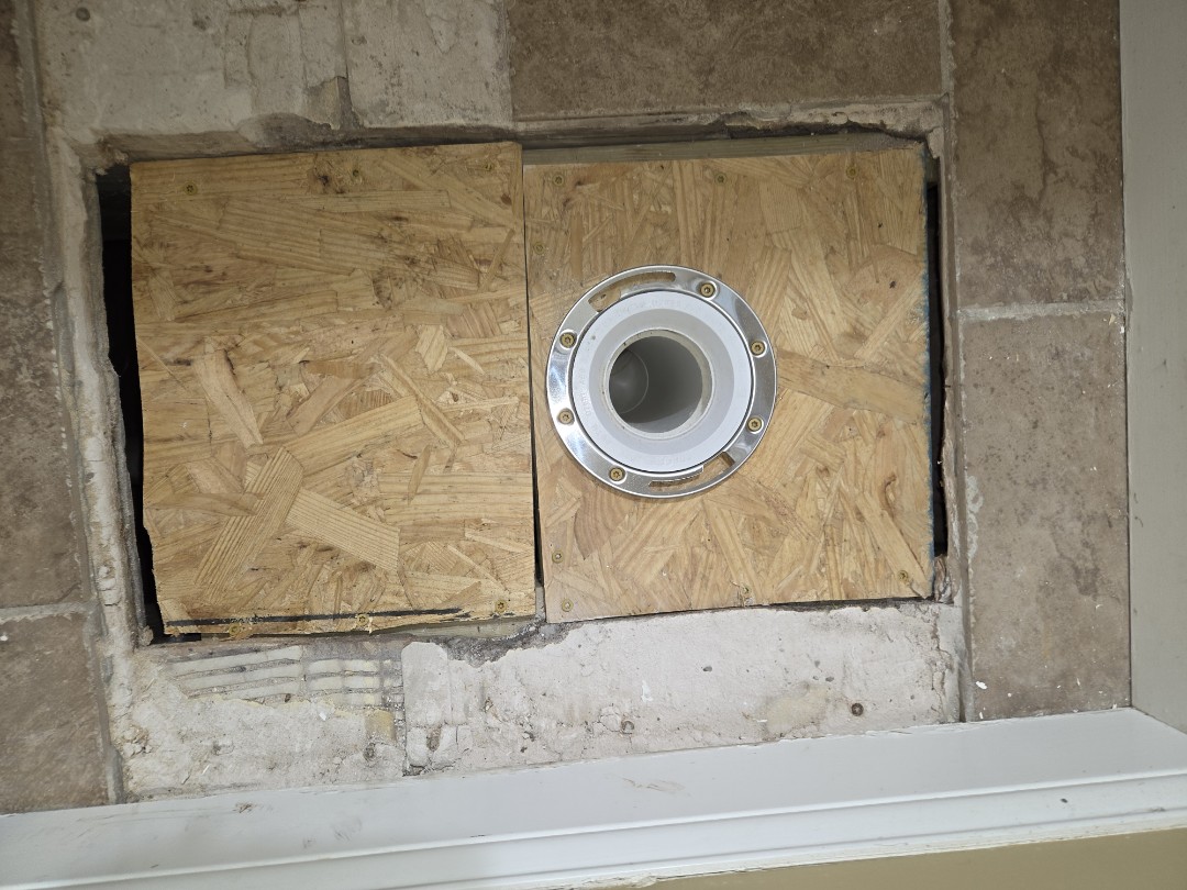 Toilet flange repairs