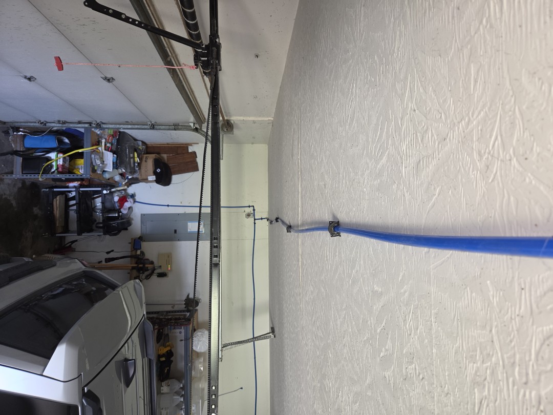 Water pipe installation