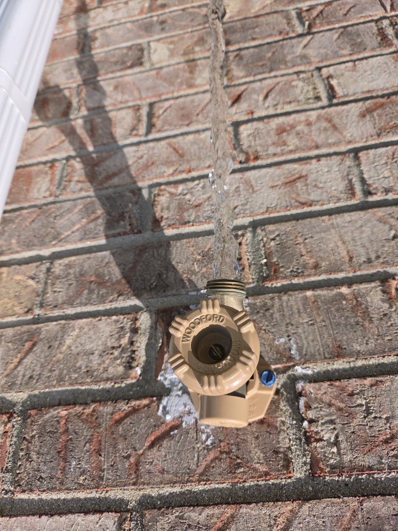 Water pipe installation