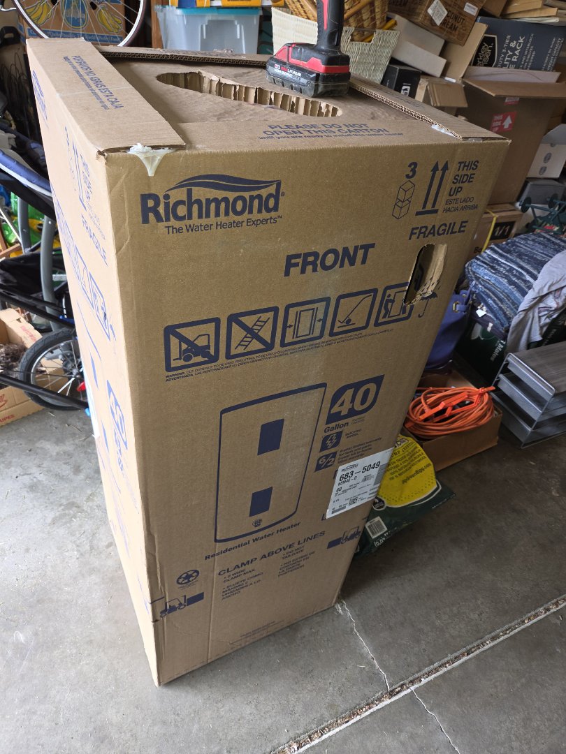Water heater replacement 