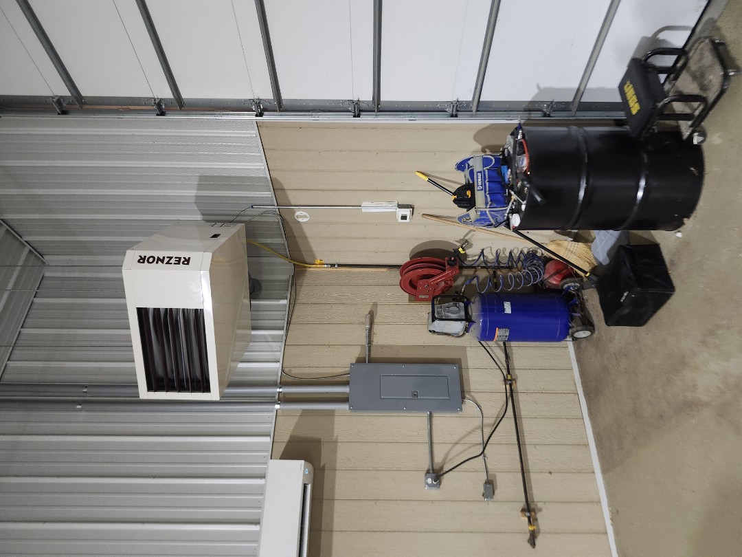 hanging heater.