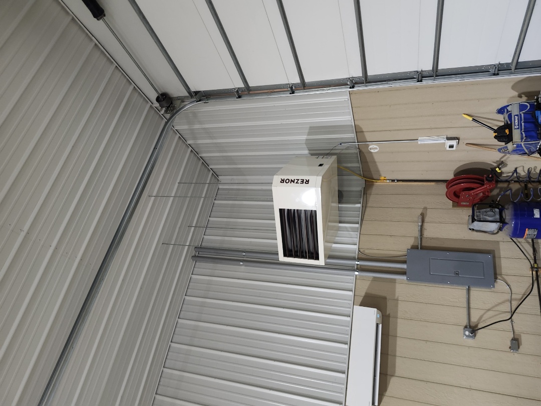 hanging heater.
