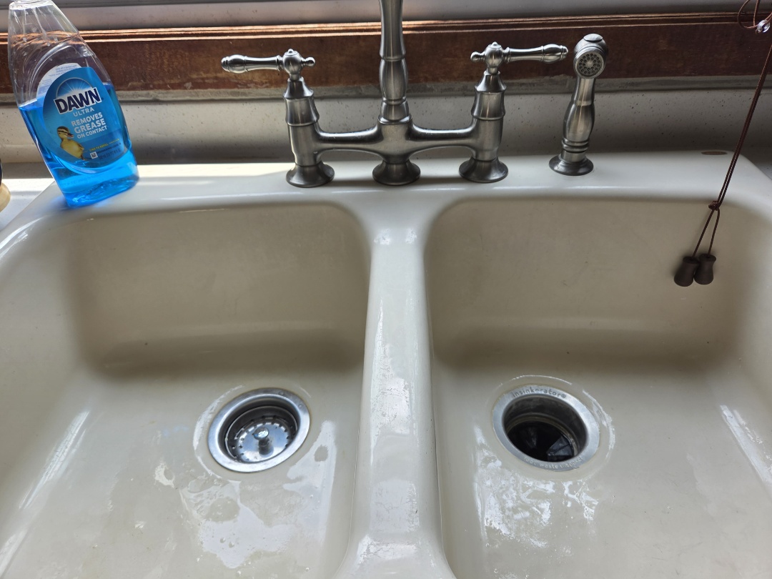 Kitchen sink leak