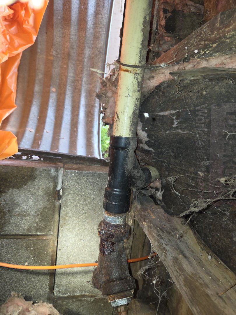 Water softener leak