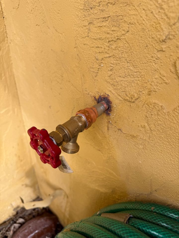 Work Performed:
	•	Supplied and installed two new exterior hose bibs
	•	Removed existing hose bibs and prepared connections
	•	Installed new hose bibs with proper fittings and sealing
	•	Tested both hose bibs for proper operation and leaks
	•	Ensured secure installation and correct water flow
	•	Cleaned up work area upon completion
