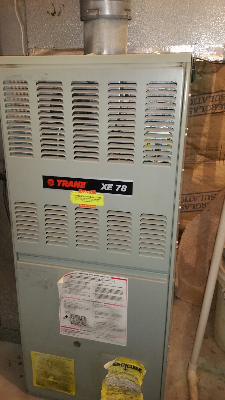No heat on a Trane 78% furnace 
