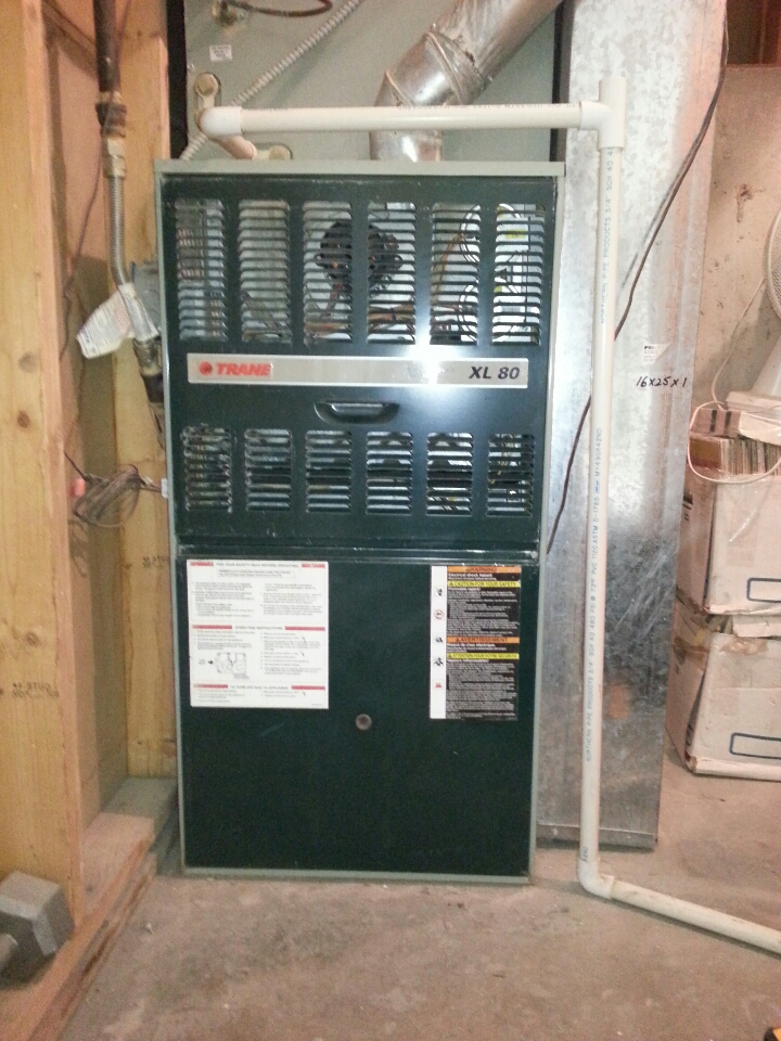 Tune up on Trane furnace in Parker Colorado