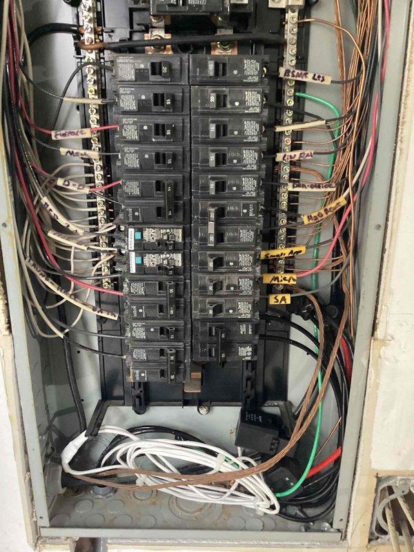 Installed and configured a ChargePoint Home Flex EV charging station for a 2023 Chevrolet Bolt EUV, utilizing an existing 240V circuit. Connected the unit to the electrical panel, verified proper circuit protection, and confirmed successful operation as indicated by the green status light. Setup completed with ChargePoint app integration (code: AcclathomeMN).