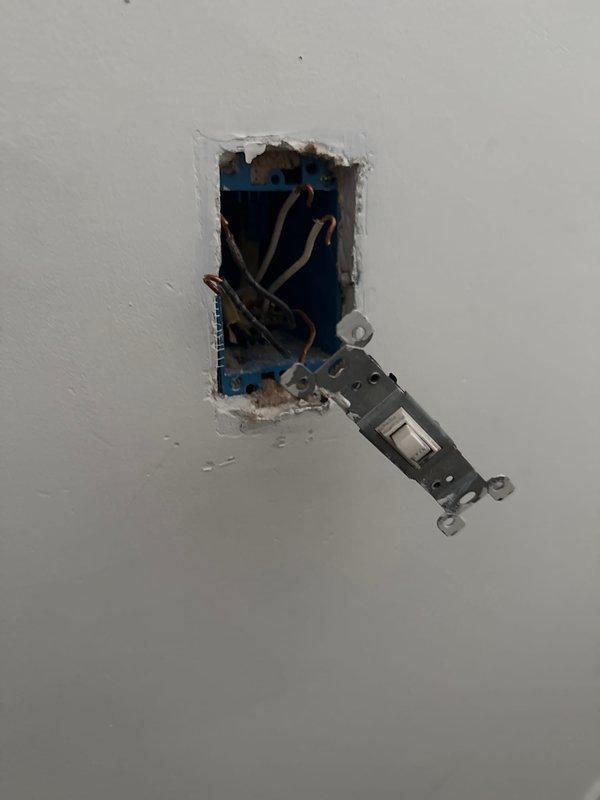 Conducted electrical safety check and identified multiple issues. Resolved non-functioning 3rd floor lighting and 2nd floor bath vanity light through switch replacement. Recommended bathroom fan/light replacement and installation of GFCI protection for basement circuits, documenting all findings in the safety check form.