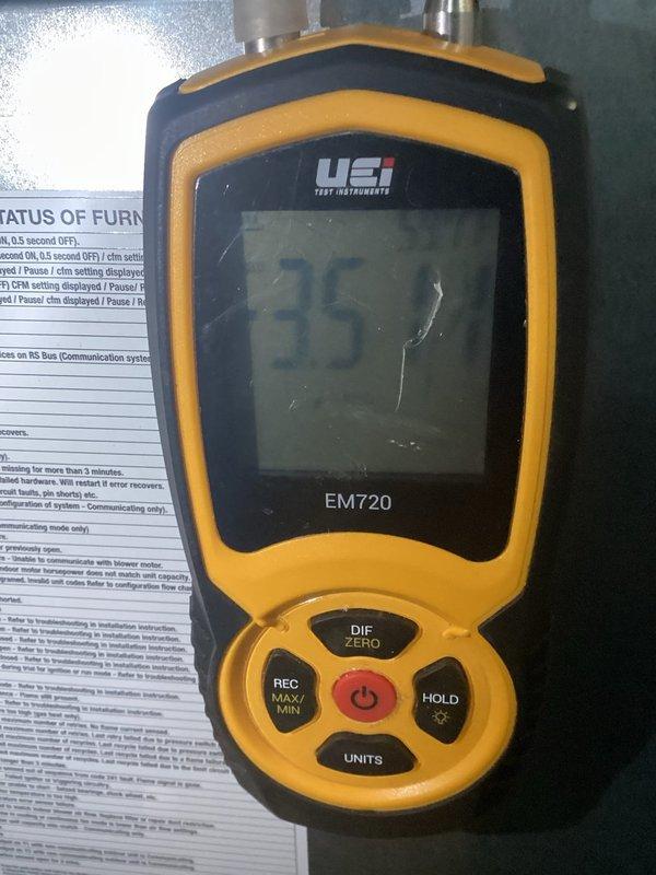 Performed diagnostic service on furnace and heat pump system installed in November. Conducted system tests with UEi EM720 instrument to verify proper operation parameters. Investigated customer concerns regarding noise, thermostat ambient lockout issues, odor during operation, and heating sequence between furnace and heat pump. Inspected internal components including refrigerant lines and warning indicators. No operational deficiencies found during tune-up service.