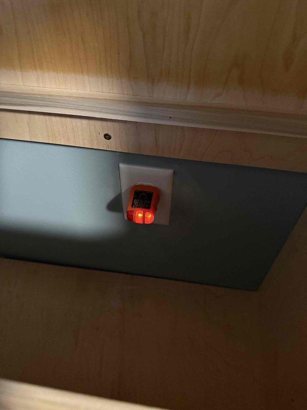 Completed installation of customer-supplied LED and exterior fixtures. Installed multiple receptacles including one in 2nd floor bedroom. Verified proper outlet function with testing equipment and confirmed illumination of installed fixtures. Examined keypad on garage experiencing issues during cold weather for potential wiring problems.