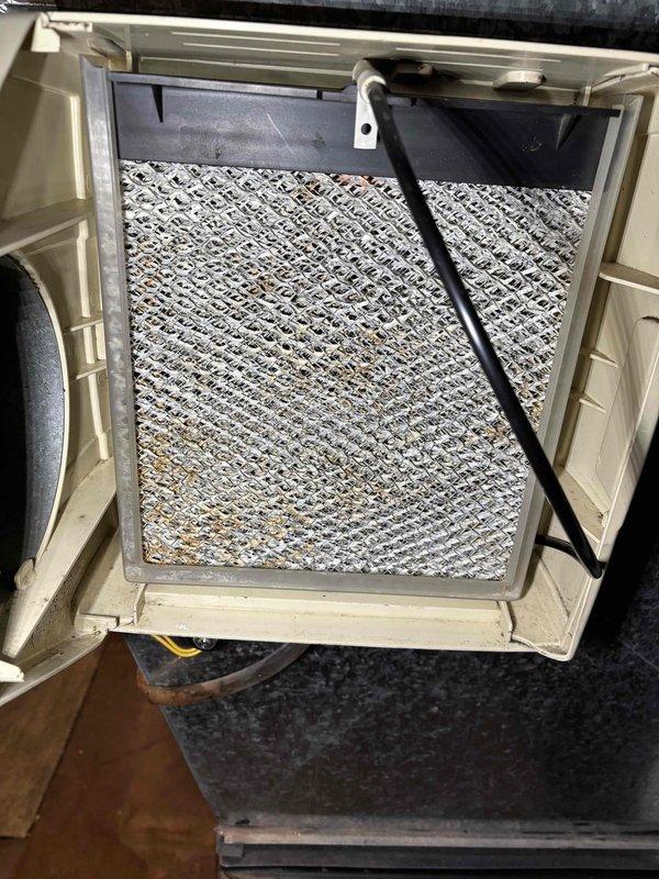 Performed routine heating maintenance on residential system consisting of one furnace and one Aprilaire automatic humidifier. Inspected humidifier components and replaced dirty filter media showing significant dust/debris accumulation. System tested and confirmed operating correctly post-service.