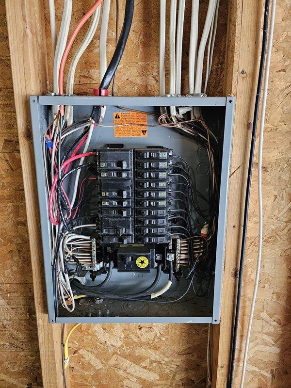 Successfully installed a Bradford White 50-Gallon G2 Electric Hybrid Heat Pump Water Heater (M# RE2HP5010-1NCTT) to replace existing atmospheric water heater. Completed necessary panel upgrade, installed new isolated shut off valve, connected water lines, and ran condensate line to floor drain. System tested for proper operation with no leaks present.