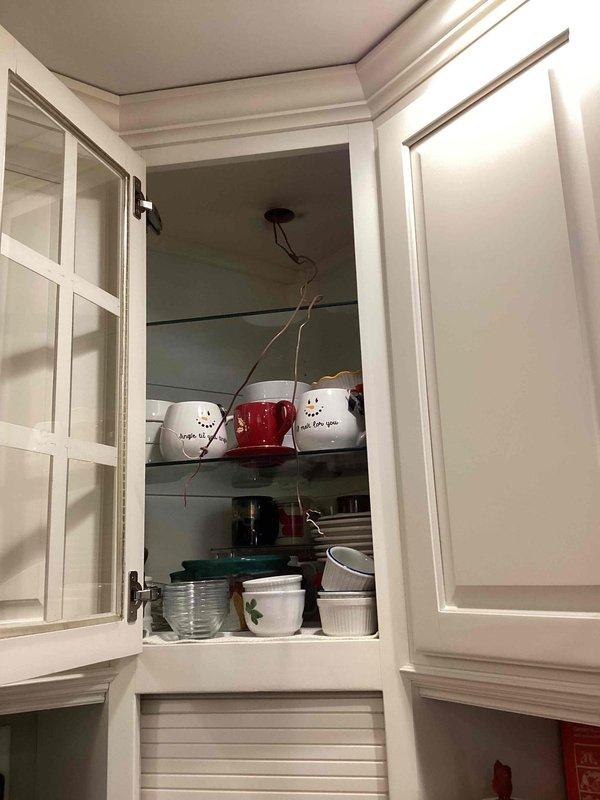 Diagnosed and replaced faulty undercabinet lighting system in kitchen. Identified loose wiring connections inside cabinets that had caused illumination failure. Restored functionality to all lighting fixtures after securing connections and testing operation.