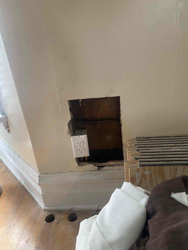 Performed a 320-amp overhead service upgrade, installing a new emergency disconnect meter enclosure, service mast, and dual 150-amp panels in the basement with complete circuit reconnection. Additionally, installed required NEC-compliant grounding with two 8' ground rods and whole home surge protection, plus added two new AFCI/GFCI protected circuits with multiple receptacles for customer's music equipment.