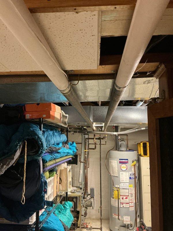 Performed scheduled maintenance service on an aging gas boiler system. Completed full system cleaning, inspected all copper piping connections, and verified proper operation of valves and fittings. No operational issues were identified during this prepaid maintenance visit.