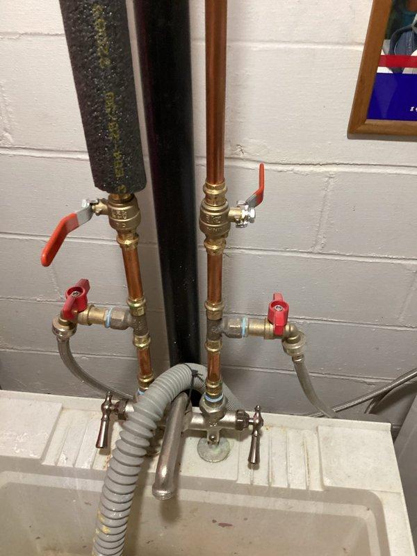 Completed bi-annual plumbing maintenance service per prepaid agreement. Inspected water heater, sump pump, laundry hoses, and performed leak detection throughout the property. Examined under-sink P-trap and supply lines, and verified proper function of all shutoff valves. All systems operating normally with no issues identified.