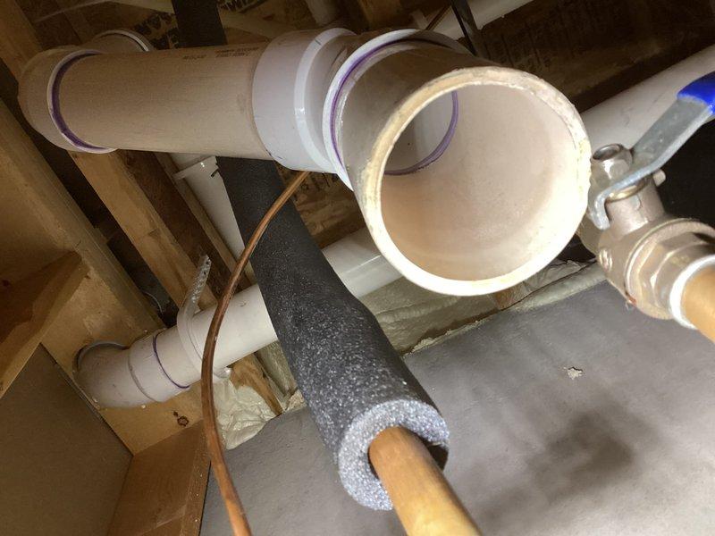 Performed direct replacement of Center Point PROG50-42N RU67 PV water heater under CPT subcontract. Completed like-for-like installation with replacement of 4 feet of vent piping. Installed and connected all necessary plumbing components including PVC venting system with proper joints and copper supply lines.