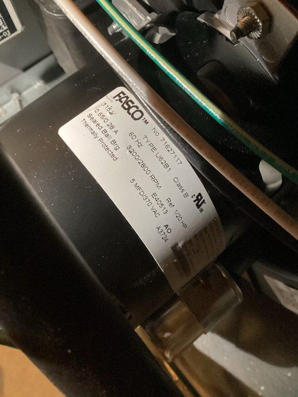 Responded to no heat call. Diagnosed issue with tripped roll out switches. Reset switches and verified proper system operation using Testo 310 combustion analyzer. Inspected FASCO motor during service; all components now functioning correctly with restored heat.