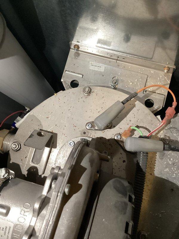 Performed boiler inspection and maintenance service. Identified and addressed build-up in the heat exchanger. Completed thorough heat exchanger cleaning and evaluated system for potential fernox treatment. System now operating properly with no further issues related to reported shaking.