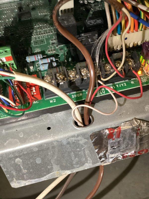 Responded to customer complaint of continuously running furnace/humidifier causing excessive humidity and freezing windows/doors. Diagnosed faulty solenoid in the humidifier control system. Replaced stuck solenoid and verified proper system operation through control board inspection and thermostat functionality check.