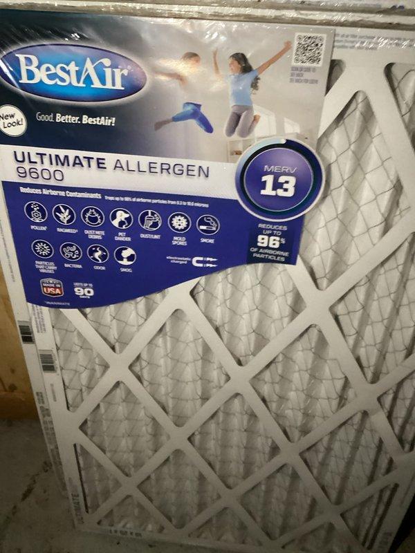 Diagnosed high limit error code 13 on furnace not heating to temperature. Determined customer's recent installation of MERV 13 "Ultimate Allergen 9600" filter was restricting airflow. Recommended replacement with lower MERV rating filter to prevent system restriction and future high limit trips.
