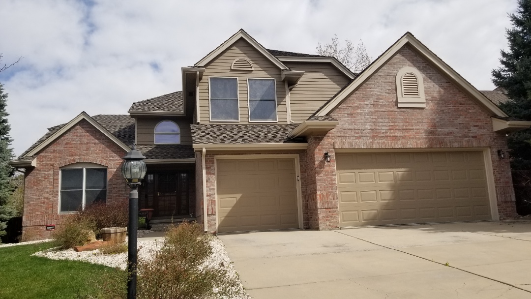 Lone Tree, CO - We did a full roof replacement on this house. We removed her old asphalt shingles because they were damaged in a hail storm and her insurance covered a new roof, new gutters and various other items. Her new roof is by CertainTeed, Presidential TL shingles in Weathered Wood color. Lone Tree, CO - We did a full roof replacement on this house. We removed her old asphalt shingles because they were damaged in a hail storm and her insurance covered a new roof, new gutters and various other items. Her new roof is by CertainTeed, Presidential TL shingles in Weathered Wood color.
