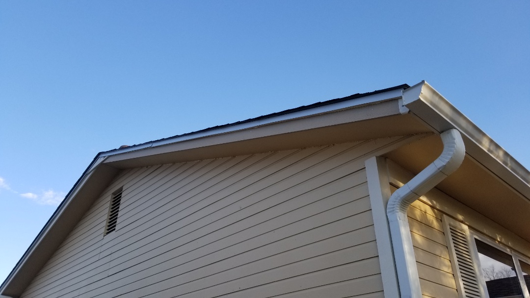 Aurora, CO - We replaced a fascia board and some asphalt shingles that had been damaged when a tree fell onto the house after a recent wind storm. The insurance authorized this roof repair and we are happy to be able to take care of this home owner and work with her insurance company. Aurora, CO - We replaced a fascia board and some asphalt shingles that had been damaged when a tree fell onto the house after a recent wind storm. The insurance authorized this roof repair and we are happy to be able to take care of this home owner and work with her insurance company.