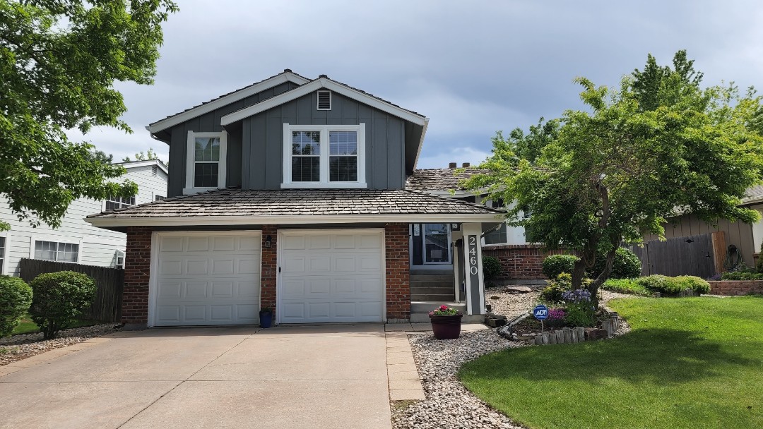Littleton, CO - We are doing a roof inspection for a full roof replacement for this house in Littleton. The homeowner is requesting a new roof because her old roof is wood shake and is over 20 years old. It is falling apart and needs to be replaced. We will install a new asphalt shingle roof and she will get a discount due to State farms policy regarding class for impact resistant shingles Littleton, CO - We are doing a roof inspection for a full roof replacement for this house in Littleton. The homeowner is requesting a new roof because her old roof is wood shake and is over 20 years old. It is falling apart and needs to be replaced. We will install a new asphalt shingle roof and she will get a discount due to State farms policy regarding class for impact resistant shingles