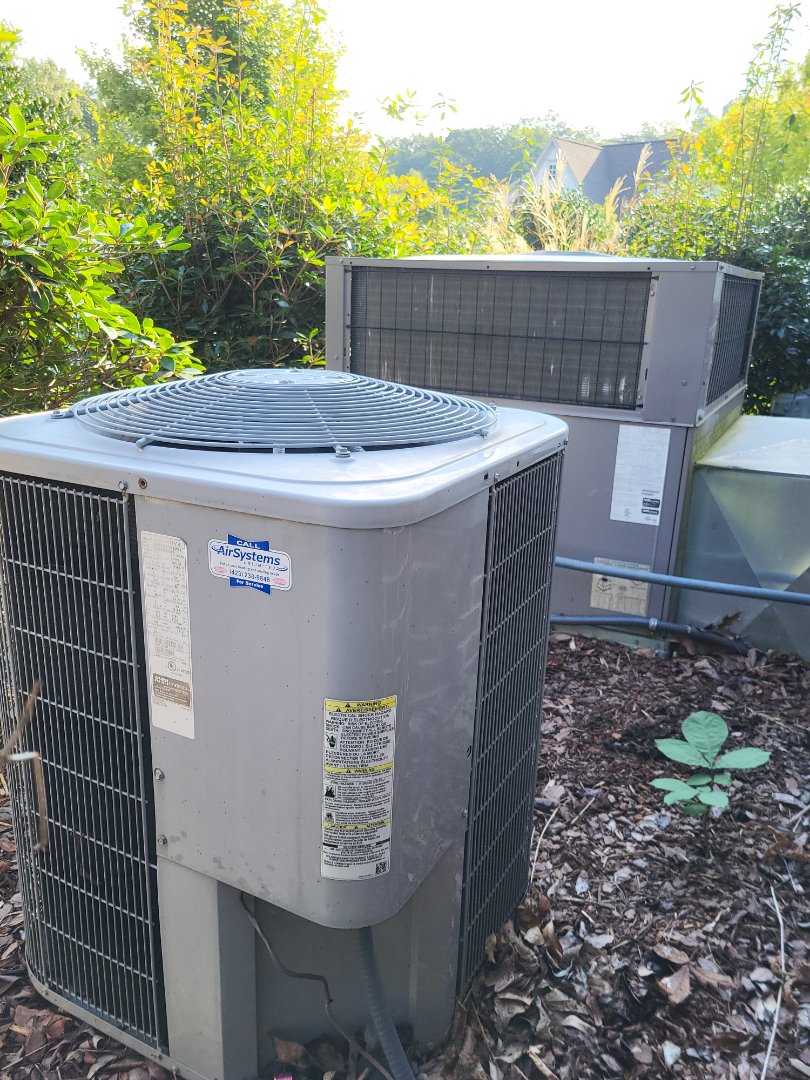 Fall maintenance. Performed service on Carrier gas package unit and split system heat pump 