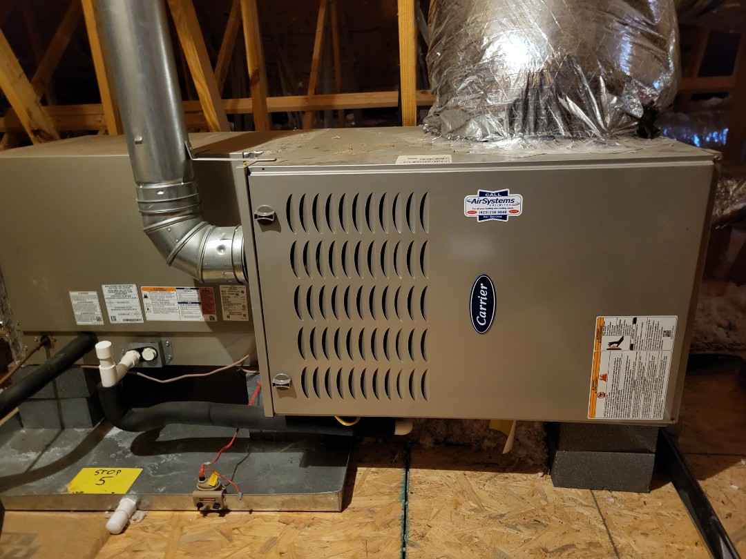 Fall maintenance. Performed service on Carrier furnace 