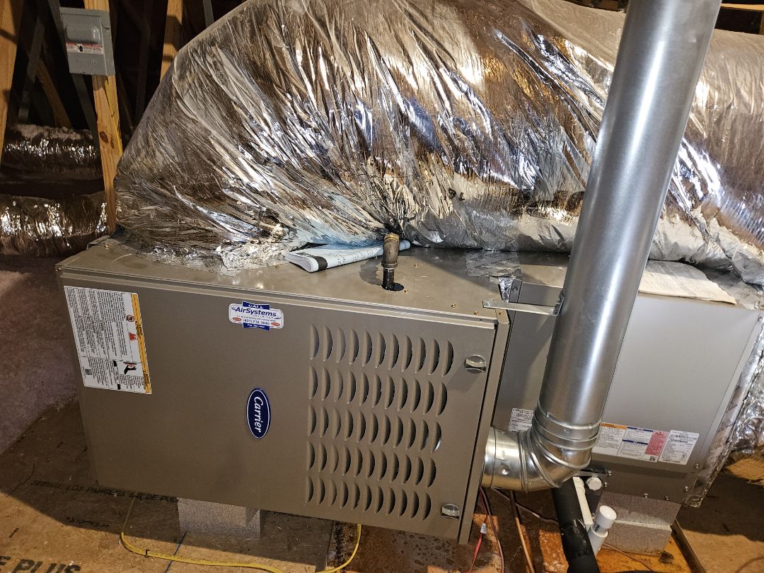 Service call. Performed maintenance on Carrier gas furnace. 