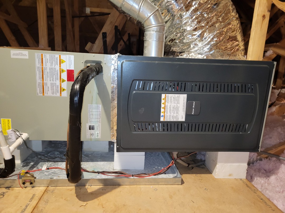 Fall maintenance. Performed service on American Standard gas furnace 