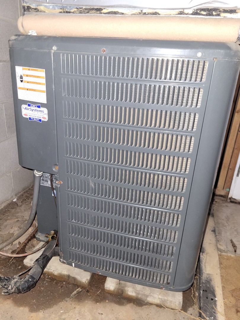 Fall maintenance. Performed service on Goodman split system heat pump