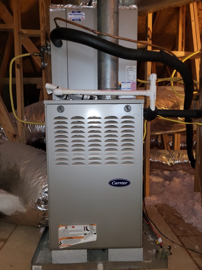Fall maintenance. Performed service on Carrier furnace