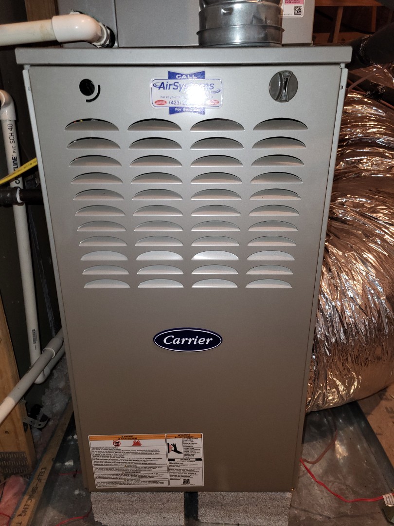 Heat repair. Performed service on Carrier furnace 